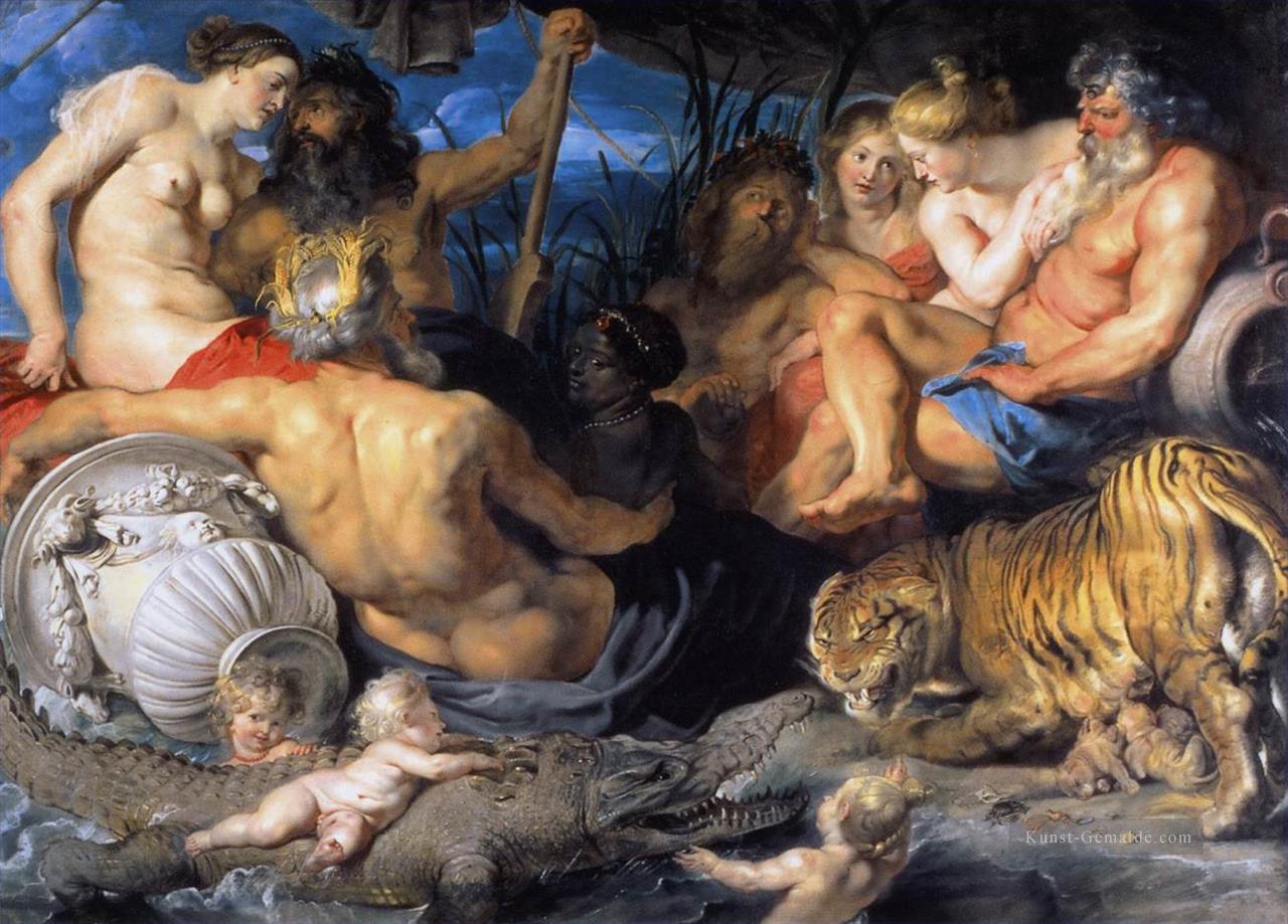 Die vier Kontinente Barock Peter Paul Rubens Ölgemälde